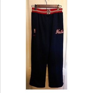 VTG NEW JERSEY NETS THROWBACK 1977 WARM UP PANTS